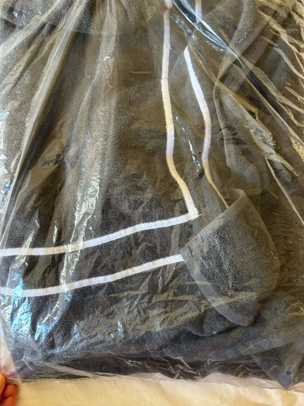 Dark Grey Capri Beach Towel from Newport Home Interiors - new $119